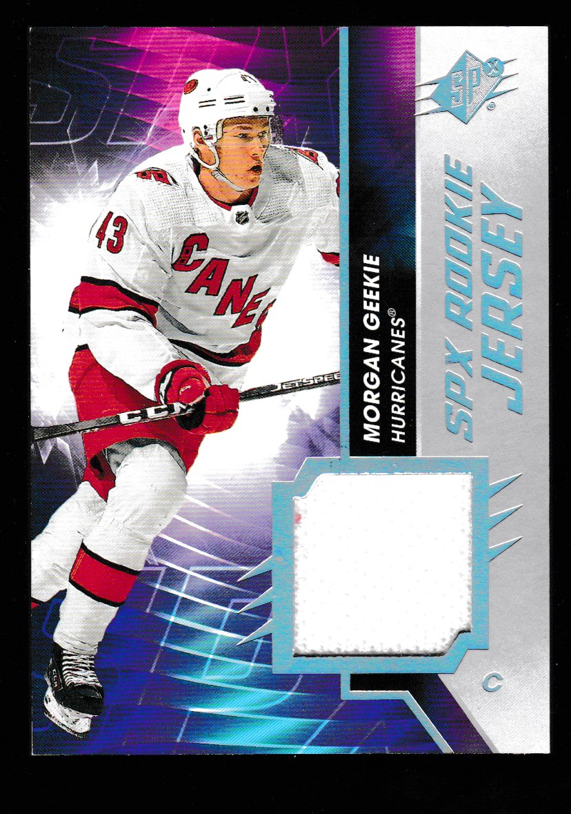 2020-21 SPx Rookie Jerseys #RJMG Morgan Geekie (image for) 2020-21 SPx Rookie Jerseys #RJMG Morgan Geekie